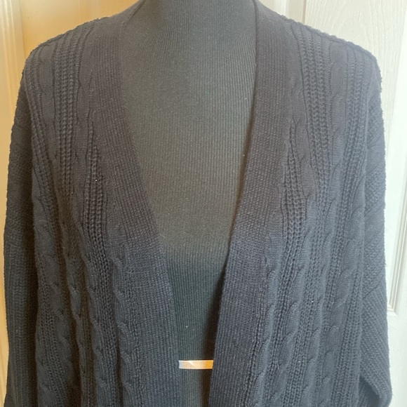 St John’s Bay Women’s Everyday Cardigan Black sz XXL NWT - Picture 2 of 6